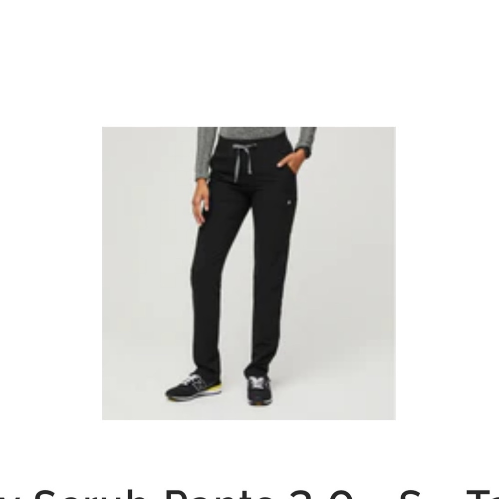Black Jogger Scrub pants size small